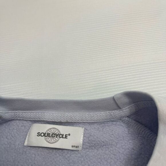Soul Cycle Grey Blue Crewneck Sweatshirt Size Small - Picture 8 of 11